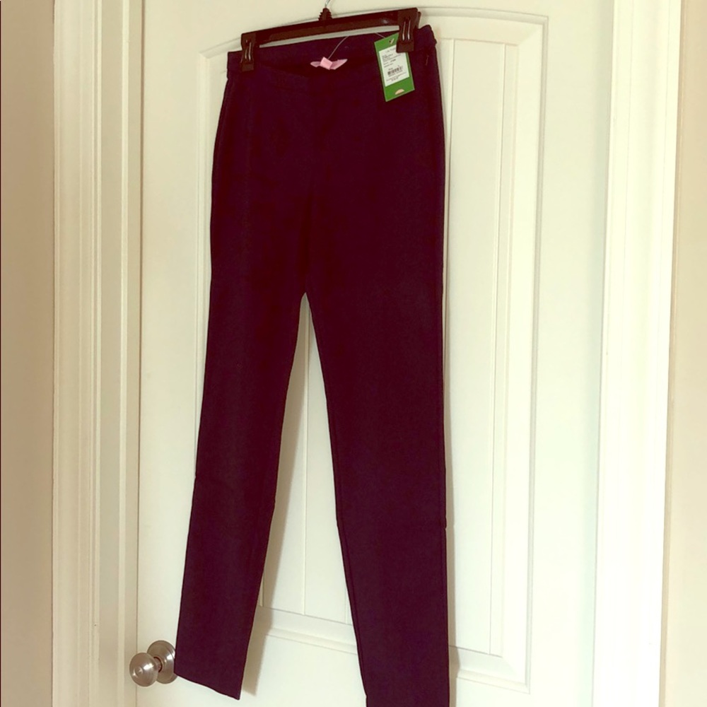 New Lilly Pulitzer Stretch Dinner Pants Navy
